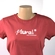 Camiseta Básica Malha Penteada Coral - Fem.